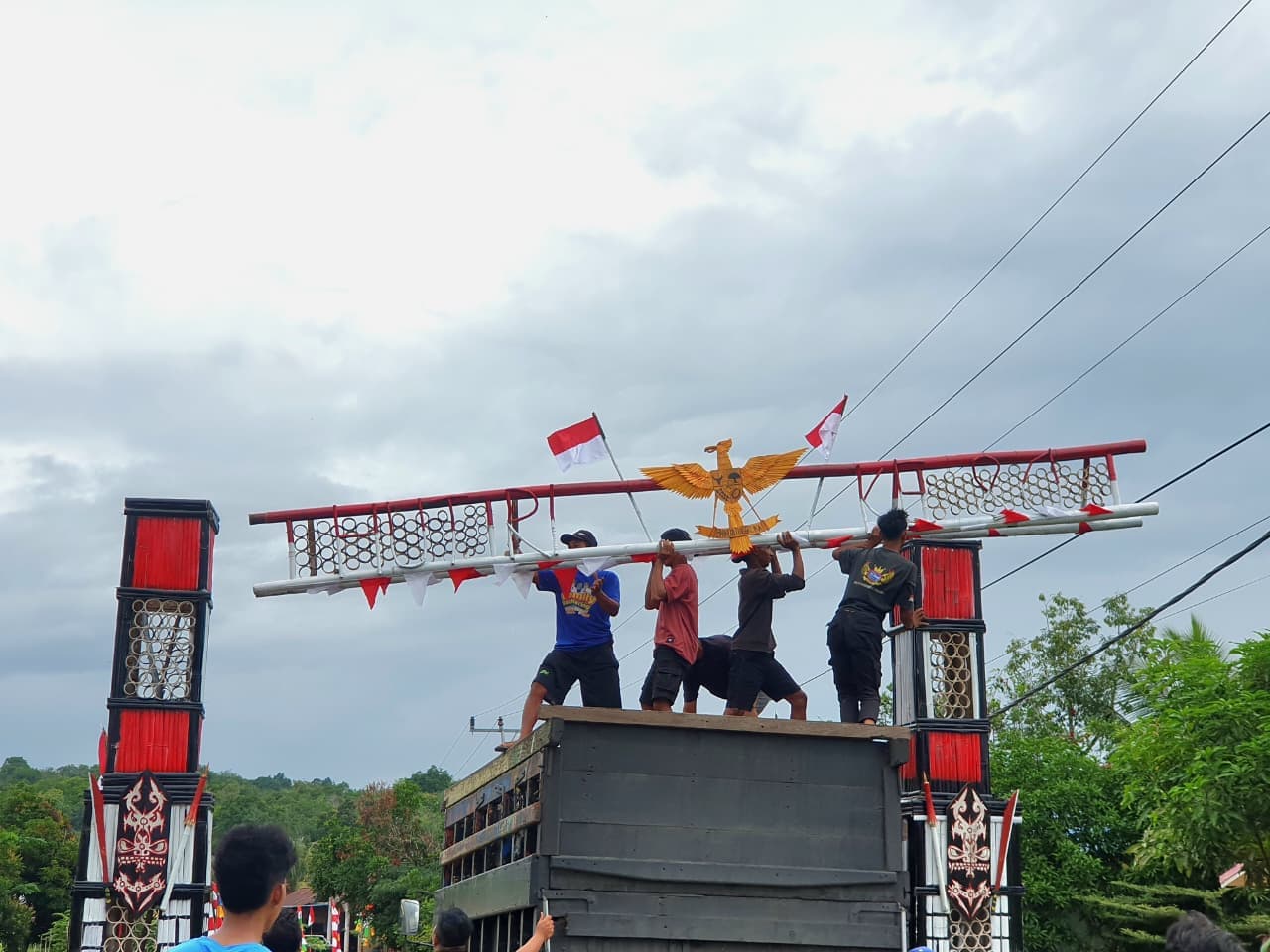 Persiapan HUT RI yang ke 80 Desa Kepayang